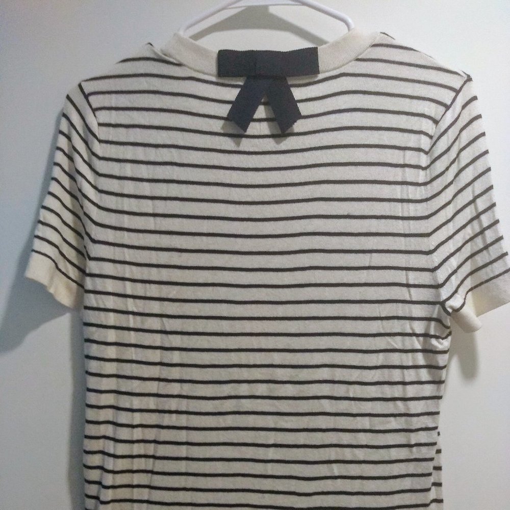 SOLD-Kate Spade - Bow Sweater, Sz L